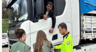 Erzincan - Erzurum yolunda kurbanlık denetimi